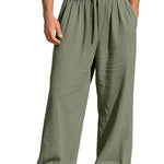 SOLID COLOUR TROUSERS FOR MEN