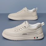 CUSHIONED LEATHER SNEAKERS FOR MEN