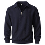 ELEGANT HALF-ZIP POLO FOR MEN
