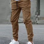 SLIM CARGO TROUSERS FOR MEN