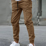 SLIM CARGO TROUSERS FOR MEN