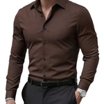 ELASTIC BUSINESS SHIRT FOR MEN