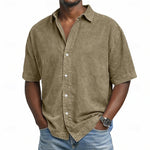 ACID WASH COTTON SHIRT FOR MEN