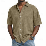 ACID WASH COTTON SHIRT FOR MEN