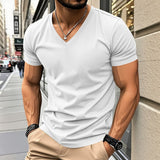 V NECK TEE FOR MEN