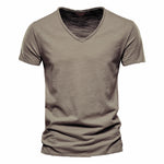 RIBBED SUMMER T-SHIRT FOR MEN
