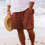 LOOSE FIT STRAIGHT LEG SHORTS FOR MEN