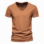 RIBBED SUMMER T-SHIRT FOR MEN