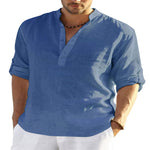 STAND COLLAR SHIRT FOR MEN