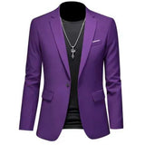 SKINNY LAPEL BLAZER FOR MEN