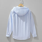 LINEN BLEND HOODIE FOR MEN