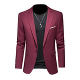 SKINNY LAPEL BLAZER FOR MEN