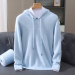 WOOL BLEND HOODIE FOR MEN