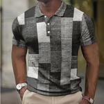 PATCHWORK POLO SHIRT FOR MEN