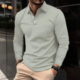 Long Sleeve Polo with Classic Collar