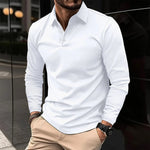 Long Sleeve Polo with Classic Collar
