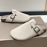 LEATHER FOOTBED SANDALS FOR MEN