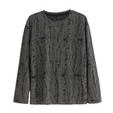 Veil Distressed Long Sleeve Shirt