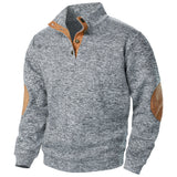 PULLOVER WITH HALF-ZIP FOR MEN