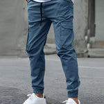 SLIM CARGO TROUSERS FOR MEN