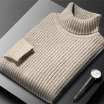 ROLLED COLLAR PULLOVER FOR MEN