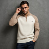 ZIPPERED PULLOVER FOR MEN