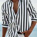 Elliott Casual Striped Summer Shirt