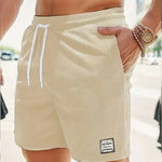 CORDUROY DRAWSTRING SHORTS FOR MEN