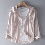 Ward Linen Hooded Shirt