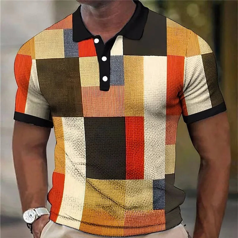Kevin | Casual Plaid Print Shirt