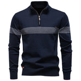 CLASSIC HALF-ZIP KNIT PULLOVER FOR MEN
