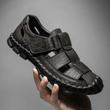 Corbin Genuine Leather Fisherman Sandals