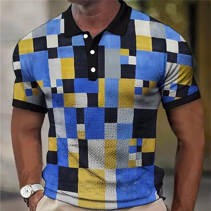 Kevin | Casual Plaid Print Shirt