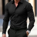 ELASTIC BUSINESS SHIRT FOR MEN