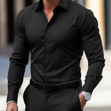 ELASTIC BUSINESS SHIRT FOR MEN