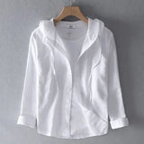 Ward Linen Hooded Shirt