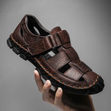 Corbin Genuine Leather Fisherman Sandals