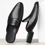 Capri Genuine Leather Slides