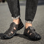 Corbin Genuine Leather Fisherman Sandals