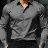 ELASTIC BUSINESS SHIRT FOR MEN