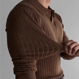 Hadley Ribbed Knit Polo