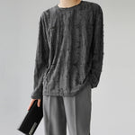 Veil Distressed Long Sleeve Shirt