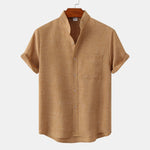 Vander | Stand-up collar shirt