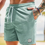 CORDUROY DRAWSTRING SHORTS FOR MEN