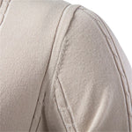 RIBBED KNIT POLO FOR MEN