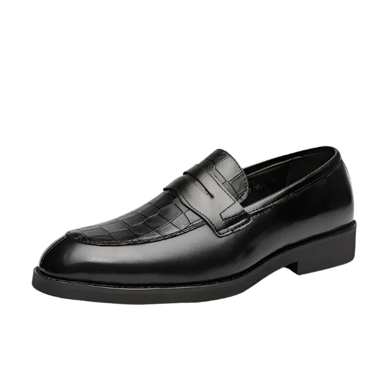 Crownfield Crocodile Loafers