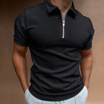 ZIP COLLAR POLO FOR MEN