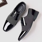 PATENT CAP TOE OXFORD FOR MEN