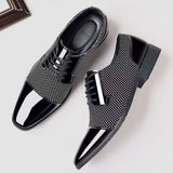 PATENT CAP TOE OXFORD FOR MEN