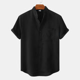 Vander | Stand-up collar shirt